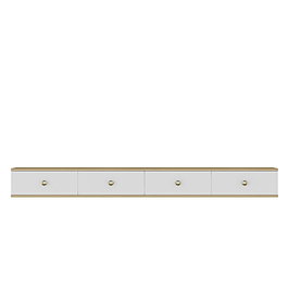Hanah Home Zuzu Double - Roble Zafiro y Blanco